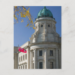Carte Postale CANADA, Manitoba, Winnipeg : Le palais de justice,