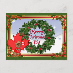 Carte postale Canada Noël