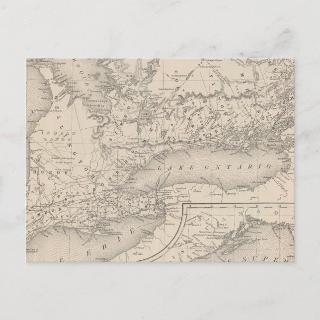 Carte Postale Canada Ouest (Devant)