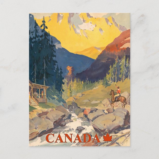 Carte Postale Canada, Parc national (Devant)