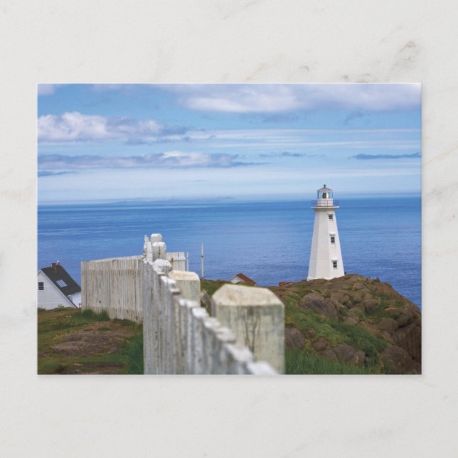 Carte Postale Canada, Terre-Neuve, phare du Cape Spear 3 (Devant)