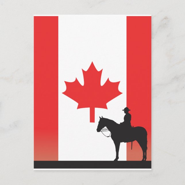 Carte Postale Canadian Mounties (Devant)