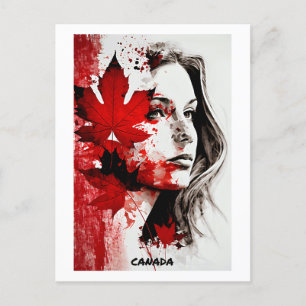 Carte postale canadienne - Collection World of Wom