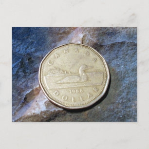 Carte postale canadienne en dollar 1988