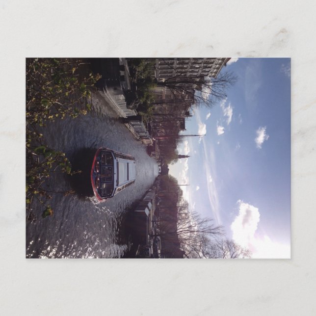 Carte postale Canal Amsterdam (Devant)