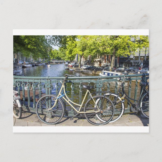 Carte Postale canal d'Amsterdam (Devant)