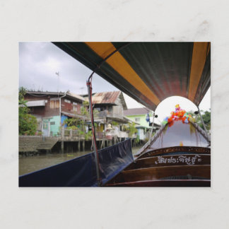 Carte Postale canal de bangkok