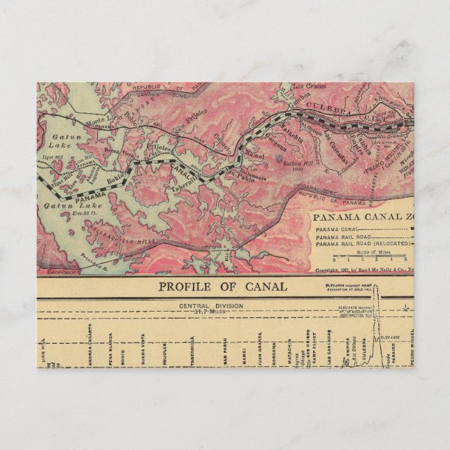 Carte Postale Canal de Panama (Devant)