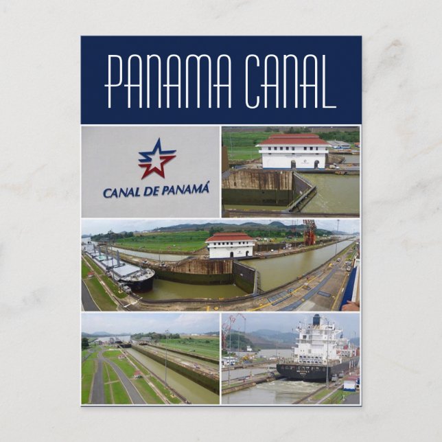 Carte Postale canal de panama miraflores (Devant)