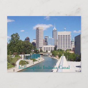 Carte Postale Canal Indianapolis Indiana