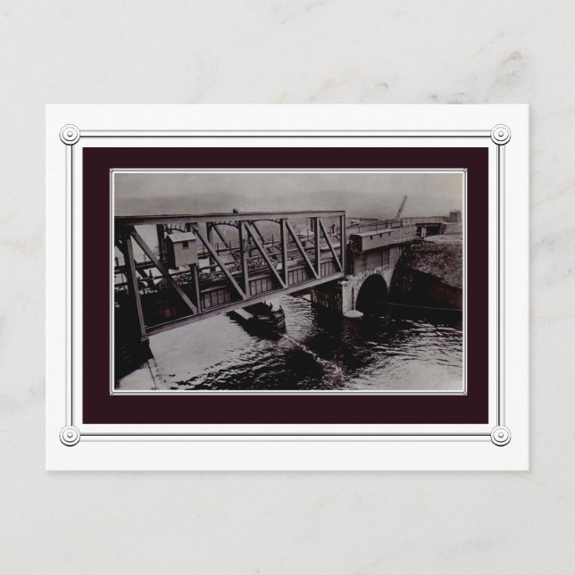 Carte Postale canal maritime vintage manchester (Devant)