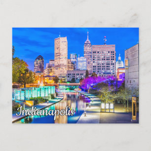Carte Postale Canal Walk - Indianapolis, Indiana