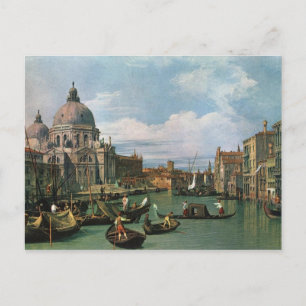 Carte Postale Canaletto, Le Grand Canal (1730)