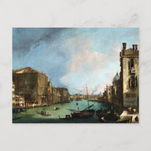 Carte Postale Canaletto Le Grand Canal à Venise