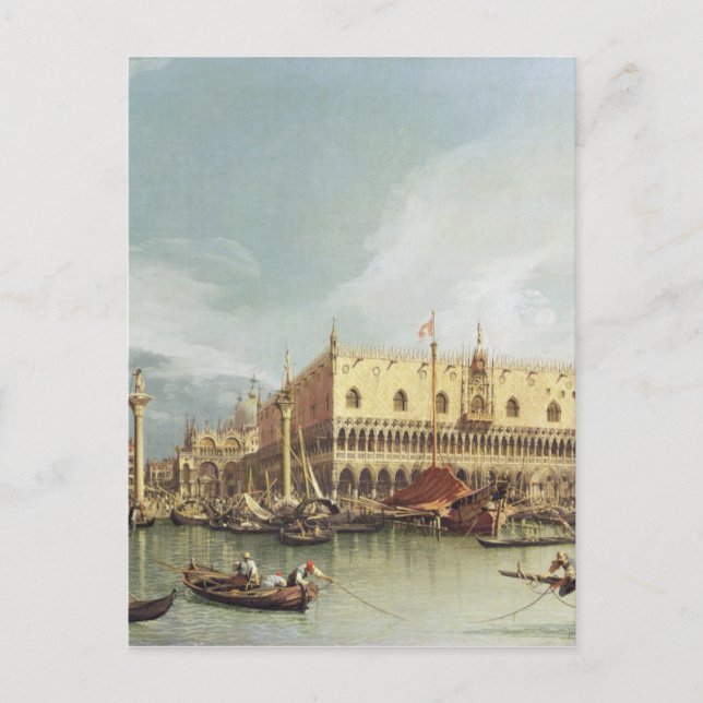 Carte Postale Canaletto - Le Molo, Venise (Devant)