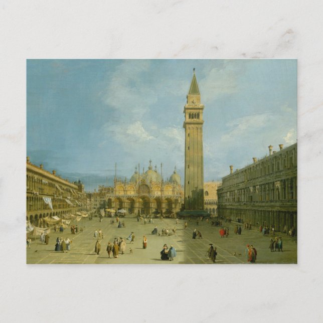 Carte Postale Canaletto | Piazza San Marco (Devant)