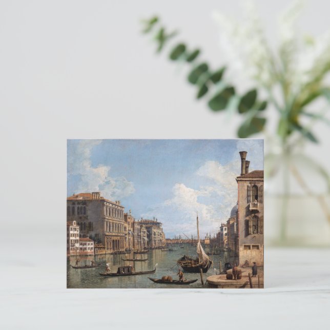 Carte Postale Canaletto Vue sur le Grand Canal (Debout devant)