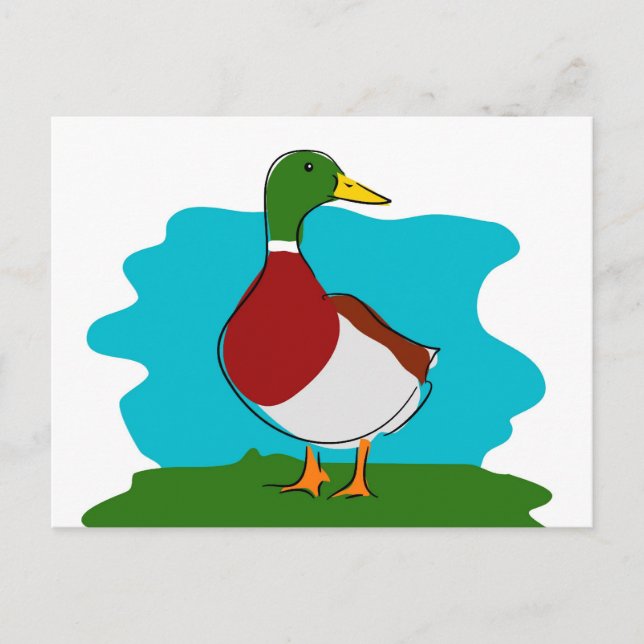 Carte Postale Canard (Devant)