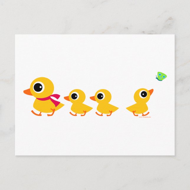 Carte Postale Canard distrait (Devant)