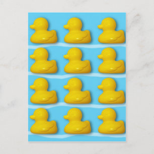 Carte Postale Canards de bain