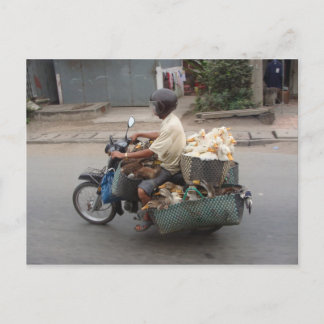 Carte Postale Canards sur moto-Vietnam