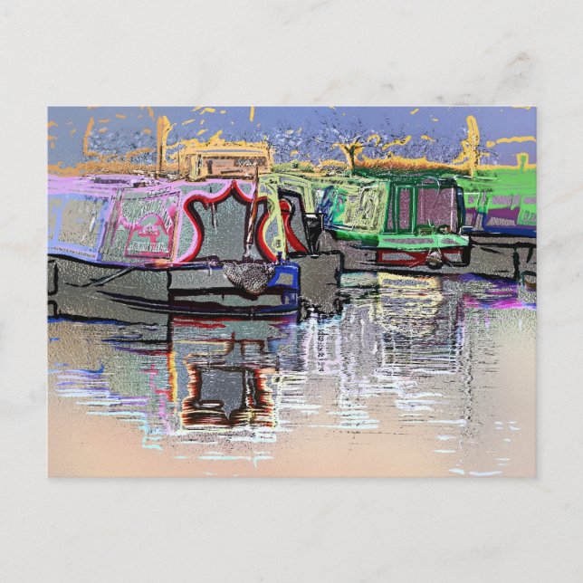 CARTE POSTALE CANAUX (Devant)