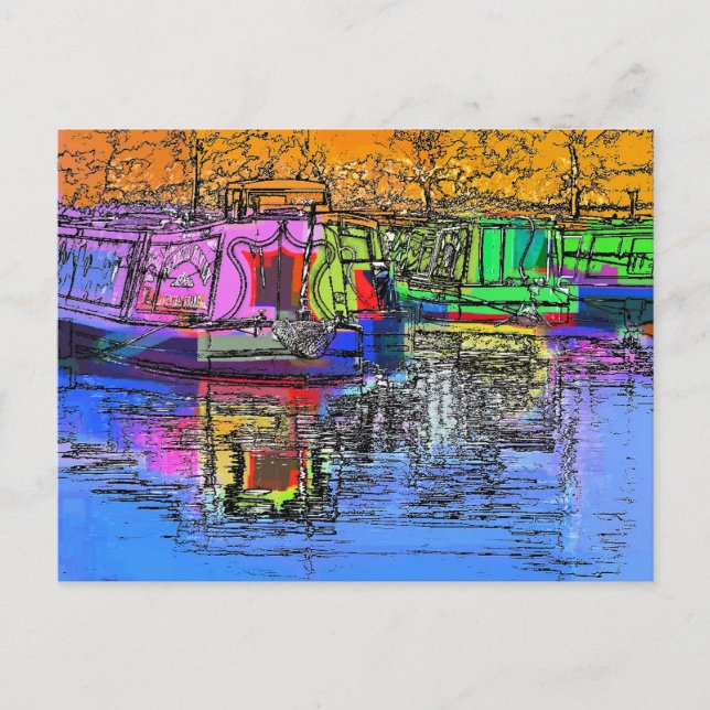 CARTE POSTALE CANAUX (Devant)