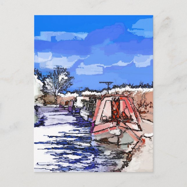 CARTE POSTALE CANAUX (Devant)