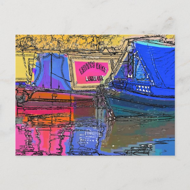 CARTE POSTALE CANAUX (Devant)