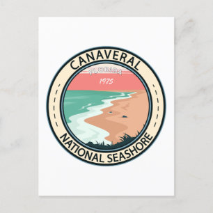 Carte Postale Canaveral National Seashore Florida Badge