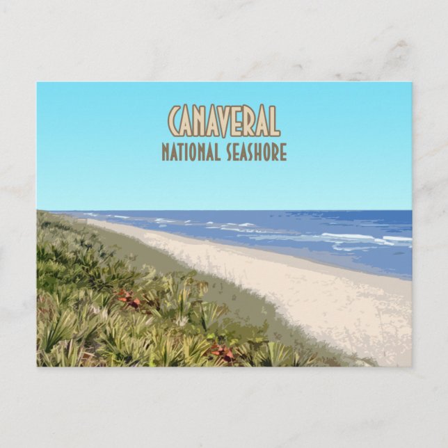 Carte Postale Canaveral National Seashore Floride (Devant)