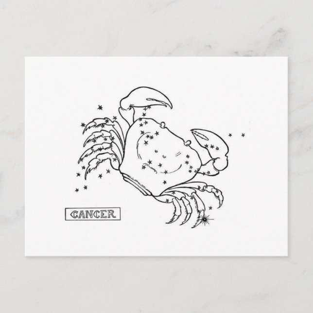 Carte Postale Cancer (Devant)