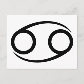 Carte Postale cancer crabe grec astrologie horoscope zodiac