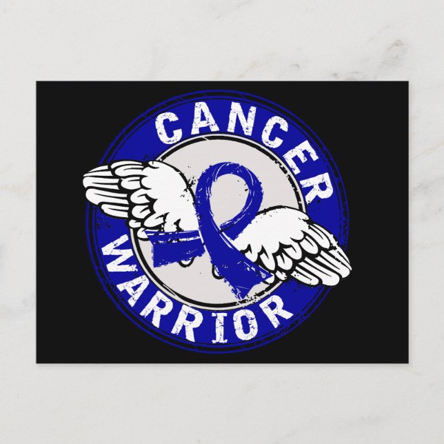 Carte Postale Cancer du côlon 14C du guerrier (Devant)