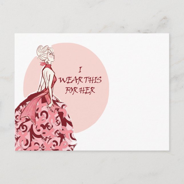 Carte Postale cancer du sein (Devant)