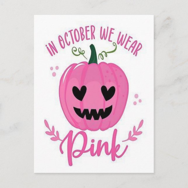 Carte Postale Cancer du sein 2025-Inspirational Pink Ribbon Awar (Devant)