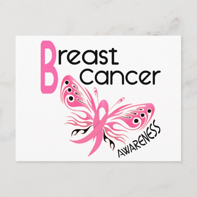 Carte Postale Cancer du sein BUTTERFER 3.1 (Devant)