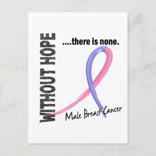 Carte Postale Cancer du sein masculin sans espoir 1