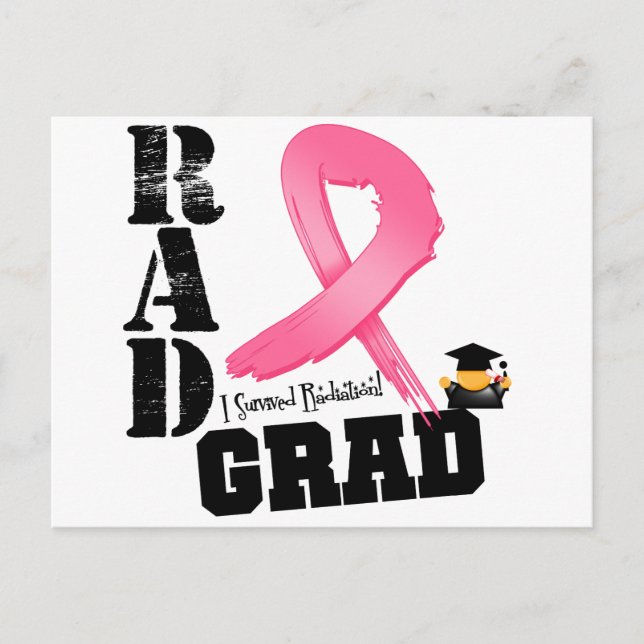 Carte Postale Cancer du sein Radiothérapie RAD Grad (Devant)