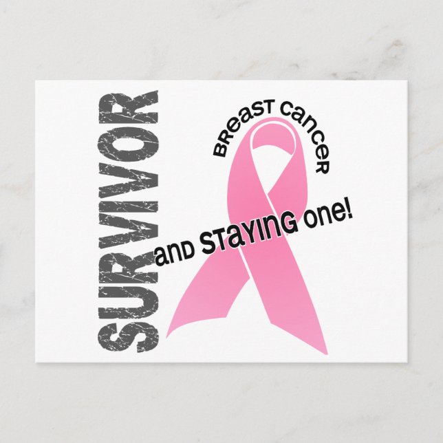 Carte Postale CANCER DU SEIN Survivant 1 (Devant)