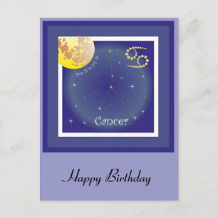Carte Postale Cancer June 22 to July 22