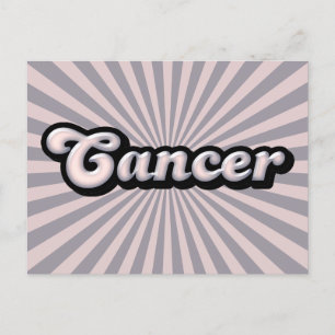 Carte Postale Cancer rétro du zodiaque