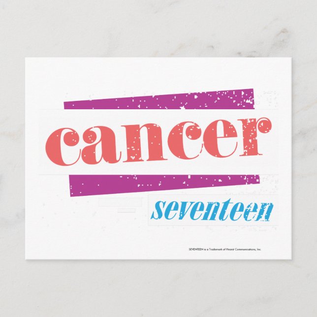 Carte Postale Cancer rose (Devant)