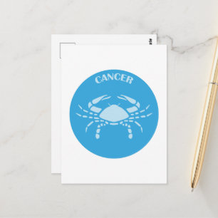 Carte Postale Cancer, Signe du zodiaque, Horoscope, Astrologie