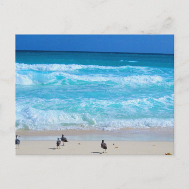 CARTE POSTALE CANCUN OCÉAN #2 (Devant)