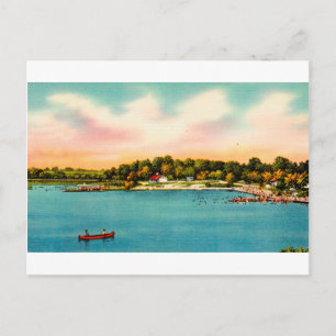 Carte Postale Candlewood Lake Bathing beaches Danbury, Conn