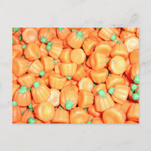 Carte Postale Candy Citrouille à crème douce