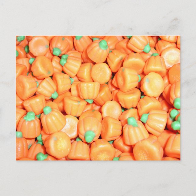 Carte Postale Candy Citrouille à crème douce (Devant)
