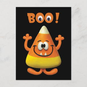 Carte Postale Candy Corn Halloween Boo Party