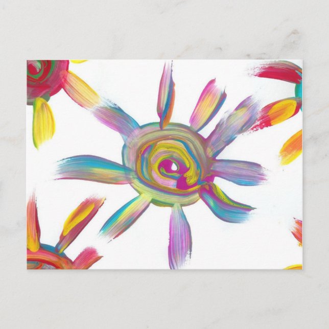 Carte Postale Candy Waters Artiste de l'autisme (Devant)